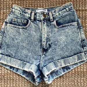 High Waisted Jean Shorts